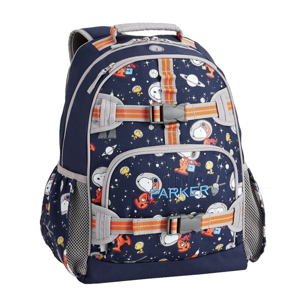 Pottery Barn Mackenzie Peanuts® Snoopy® Space Glow-in-the-Dark Backpack Large